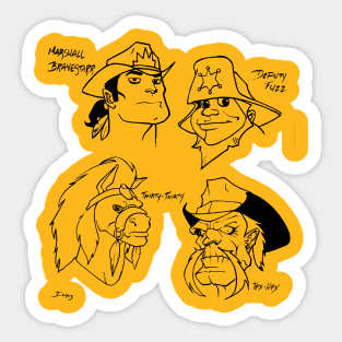 Bravestarr Sketchdraw Sticker